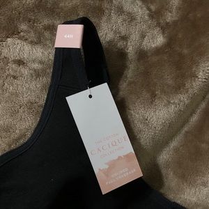 NWT Cacique/Lane Bryant Cotton Unlined Full Coverage bra size 44H